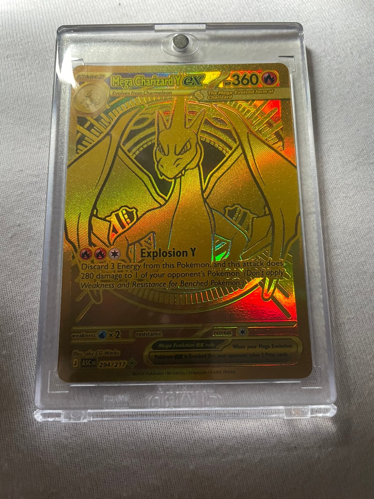Charizard 294/217, Ophalen of Verzenden, Zo goed als nieuw