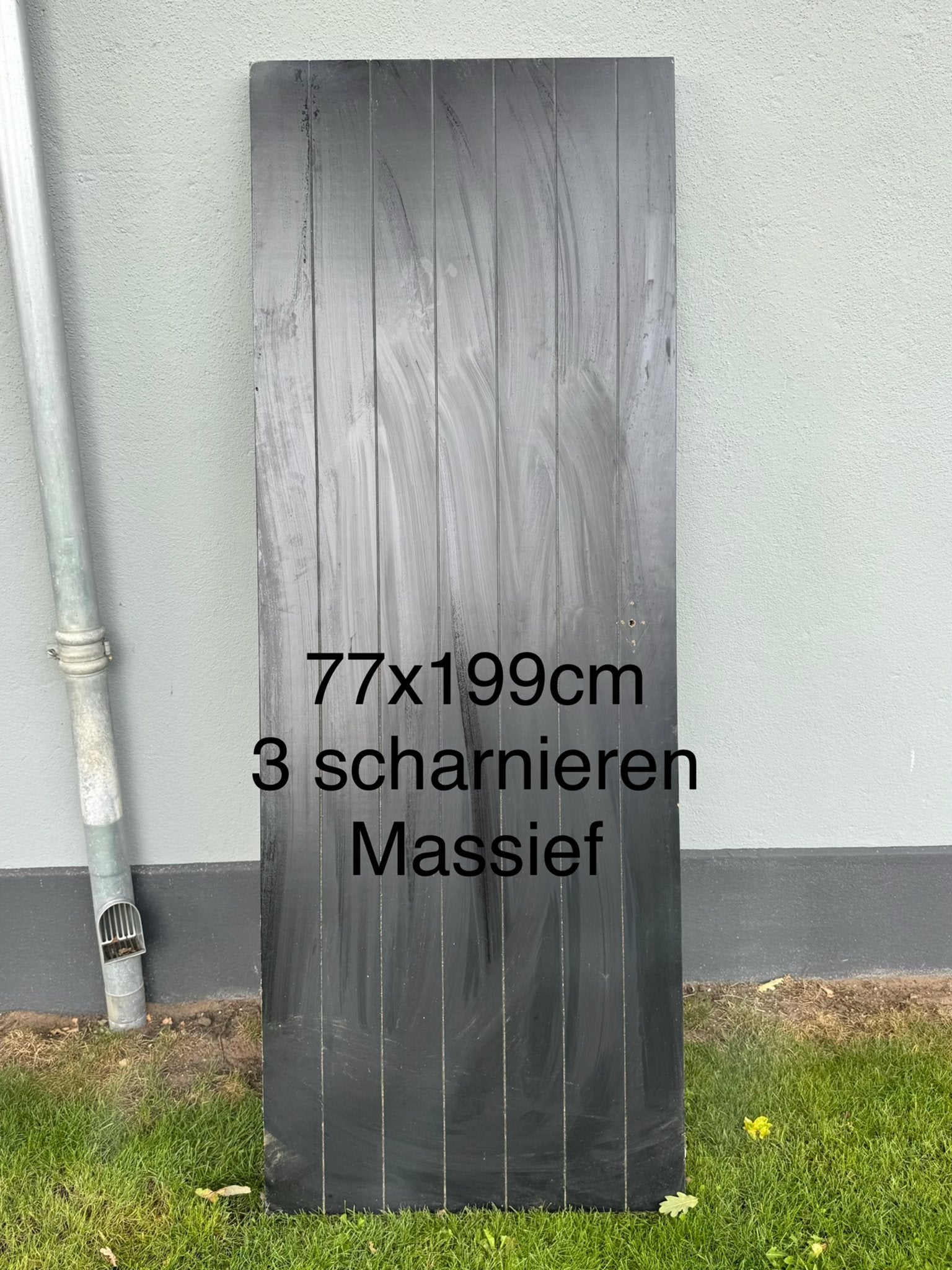 Diverse massieve deuren, zwart geverfd, verschillende maten, Ophalen, Gebruikt, 80 tot 100 cm, Binnendeur