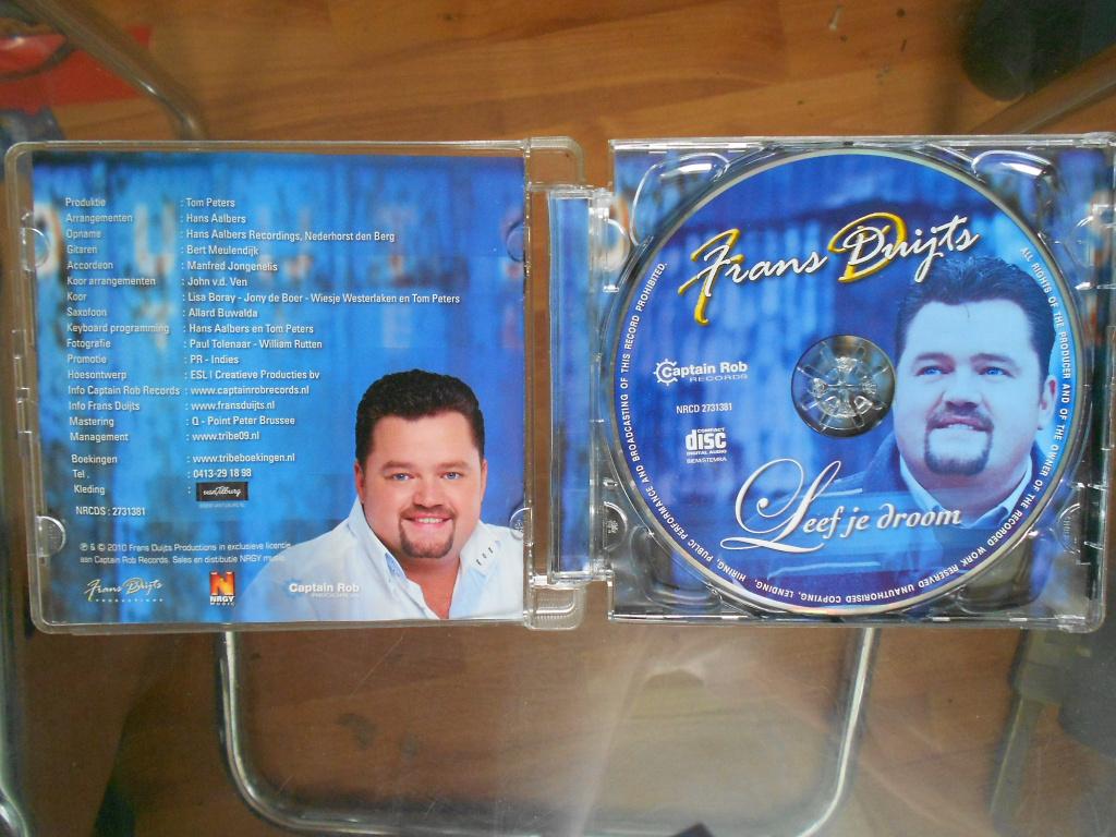 Cd frans duijts leef je droom doosje met krassen cd perfect, Ophalen, Gebruikt