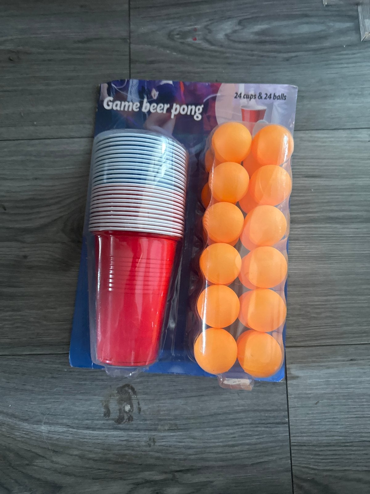Game Beer Pong Set - 24 bekers & 24 ballen, Ophalen, Nieuw