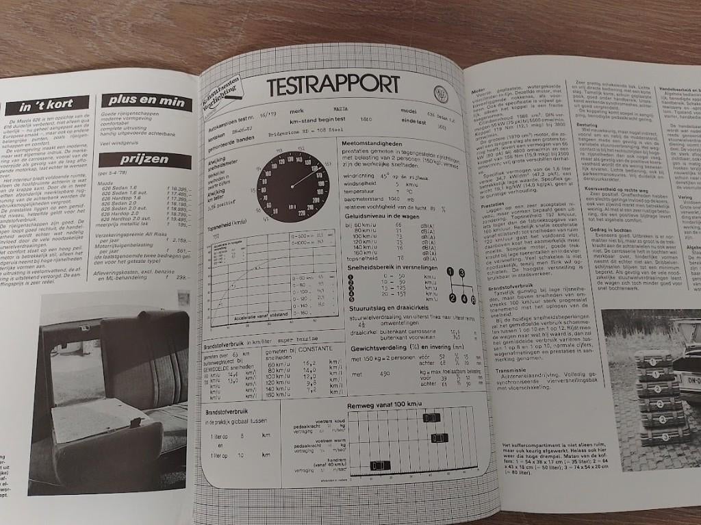 Mazda 626 ANWB Autokampioen test verslag 1979, Ophalen of Verzenden, Nieuw, Mazda