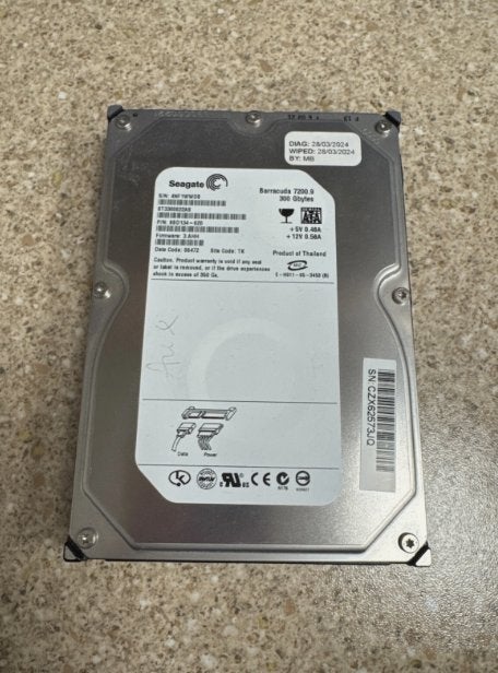 Seagate ST3320418AS Barracuda 320GB Harddisk 3,5 SATA, Computers en Software, Intern, 320GB, Refurbished, Ophalen of Verzenden