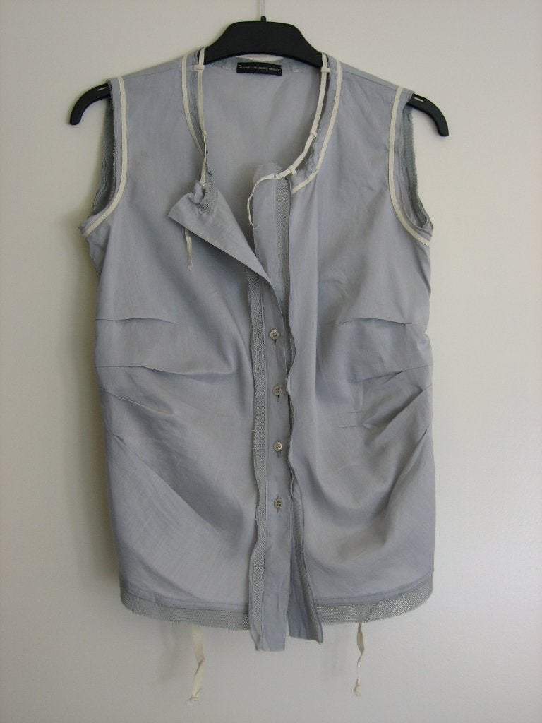 Exclusief grijs blousje (of combi) GIRBAUD 36-38 snazzeys, Maat 38/40 (M), Girbaud, Verzenden, Nieuw