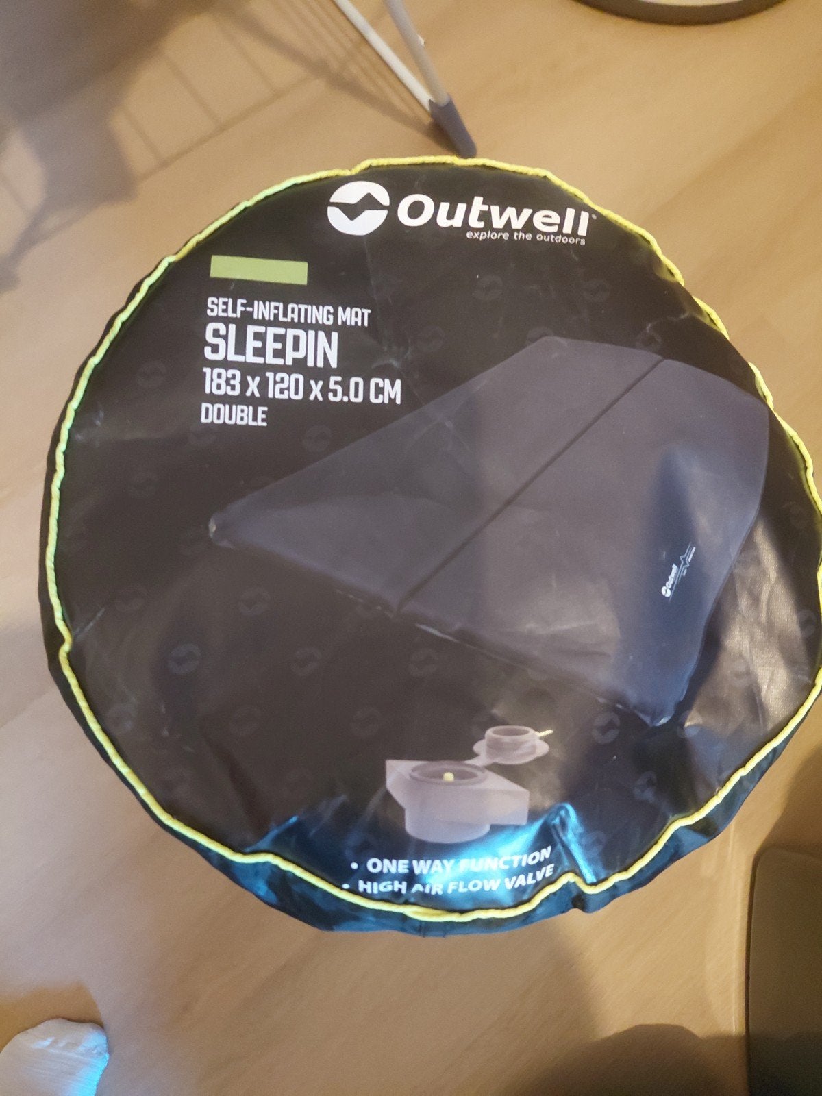 Outwell Sleepin Double 5.0 cm Zelfopblaasbaar Slaapmat, Ophalen of Verzenden