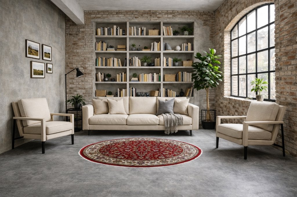 Perzisch tapijt - Sarouk - 150 x 150 cm  - Handgeknoopt, -, -, Ophalen of Verzenden, 150 tot 200 cm