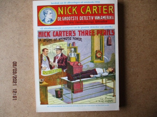 adv0301 nick carter 1, Boeken, Eén stripboek, Ophalen, Gelezen
