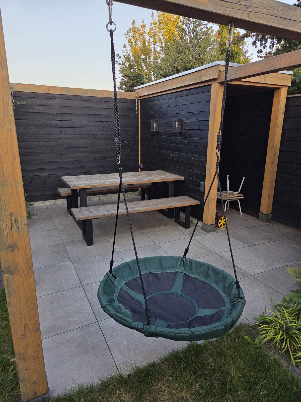 Nestschommel - 100cm doorsnede, Ophalen, Zo goed als nieuw, Schommel