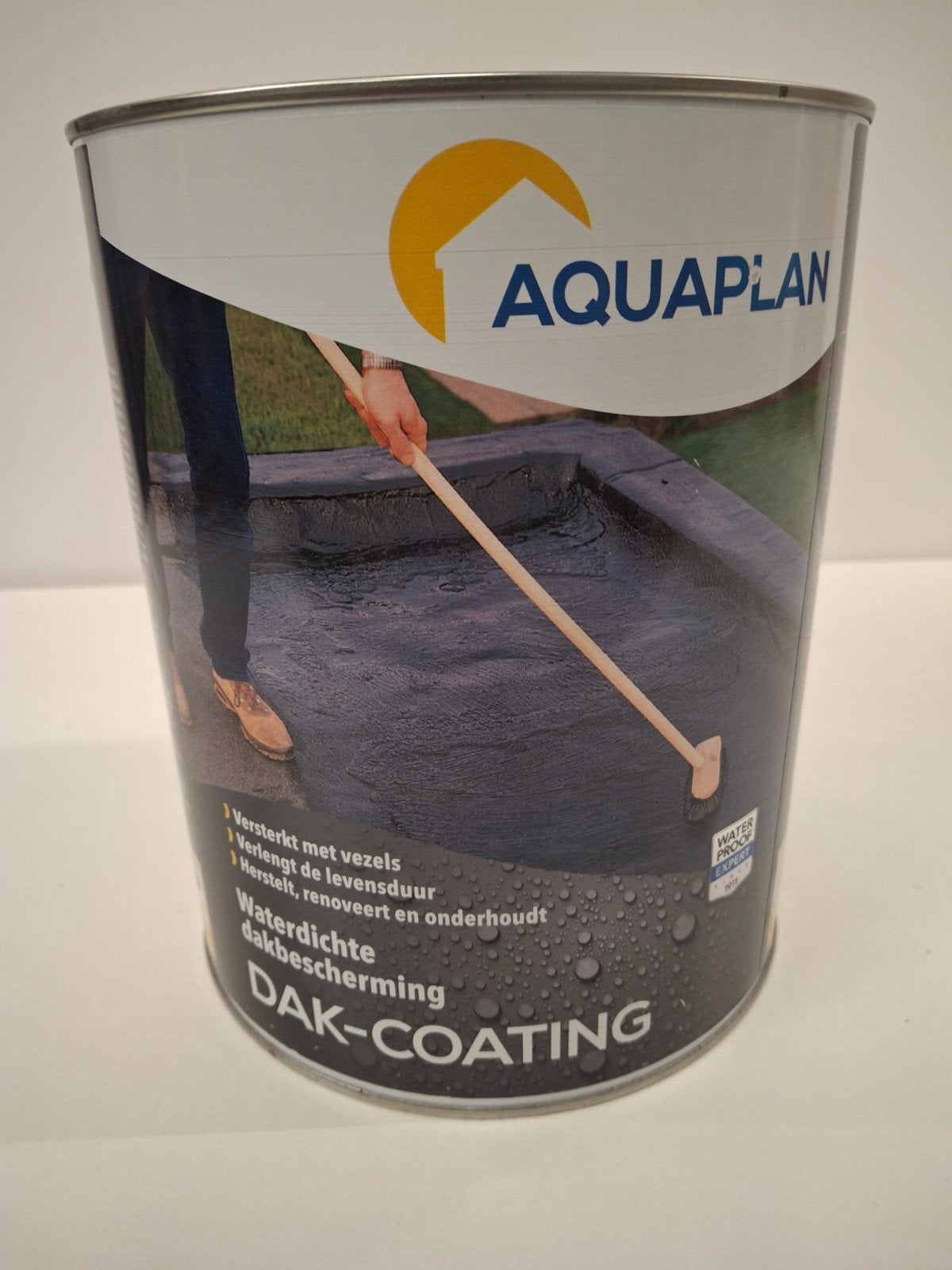 Aquaplan Dak-Coating - Waterdichte Dakbescherming 5kg, Info@aquaplan.com, IKO NV - Divisie Aquaplan, Zwart, Nieuw