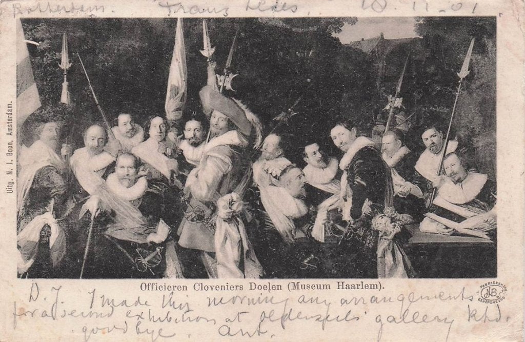 703-298-031 Frans Hals Officieren Cloveniers Doelen (Museum, Verzenden, Voor 1920, Noord-Holland