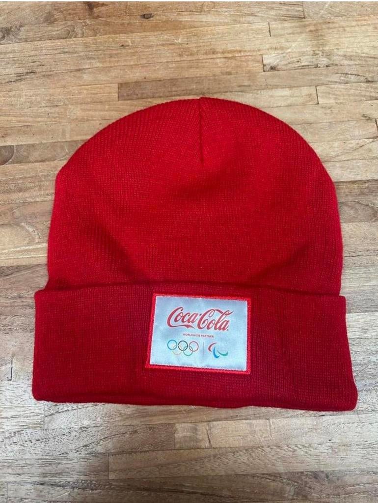 Coca-Cola Olympische Spelen Muts Rood, Ophalen of Verzenden, Nieuw, Maat 38/40 (M), Muts
