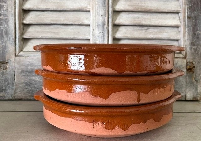 Franse terracotta schotel voor onder andere Cassoulet, Antiek en Kunst, Antiek | Keramiek en Aardewerk, Ophalen of Verzenden