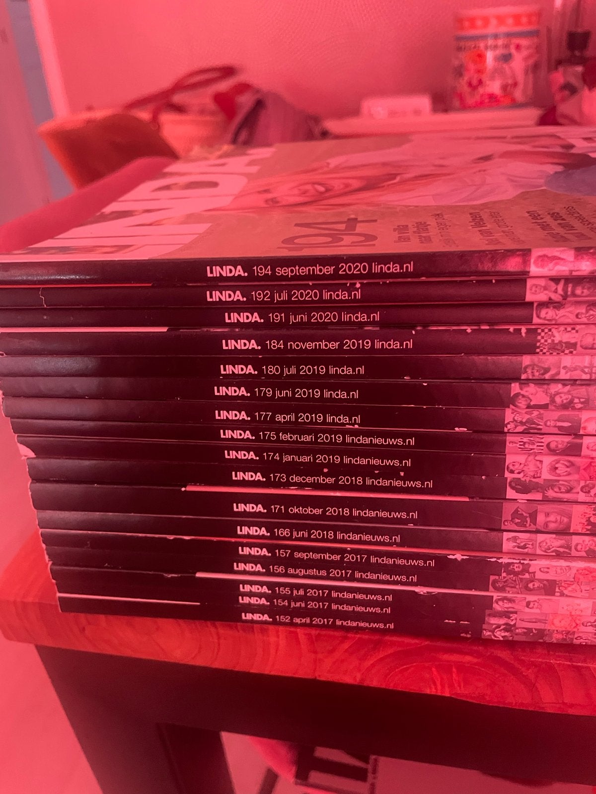 LINDA. magazines - diverse edities (2017-2020), Ophalen of Verzenden, Gelezen, Glossy