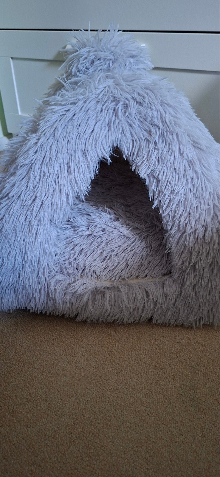 leuk fluffy poezenholletje, nooit gebruikt, Ophalen, Nieuw, Pluche