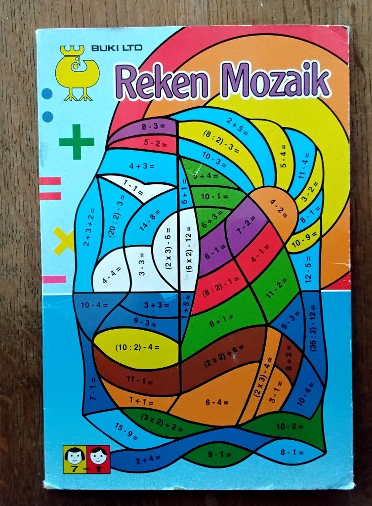 Rekenmozaik - op een speelse manier sommen oefenen en kleure, Ophalen of Verzenden, Gebruikt, Puzzelen