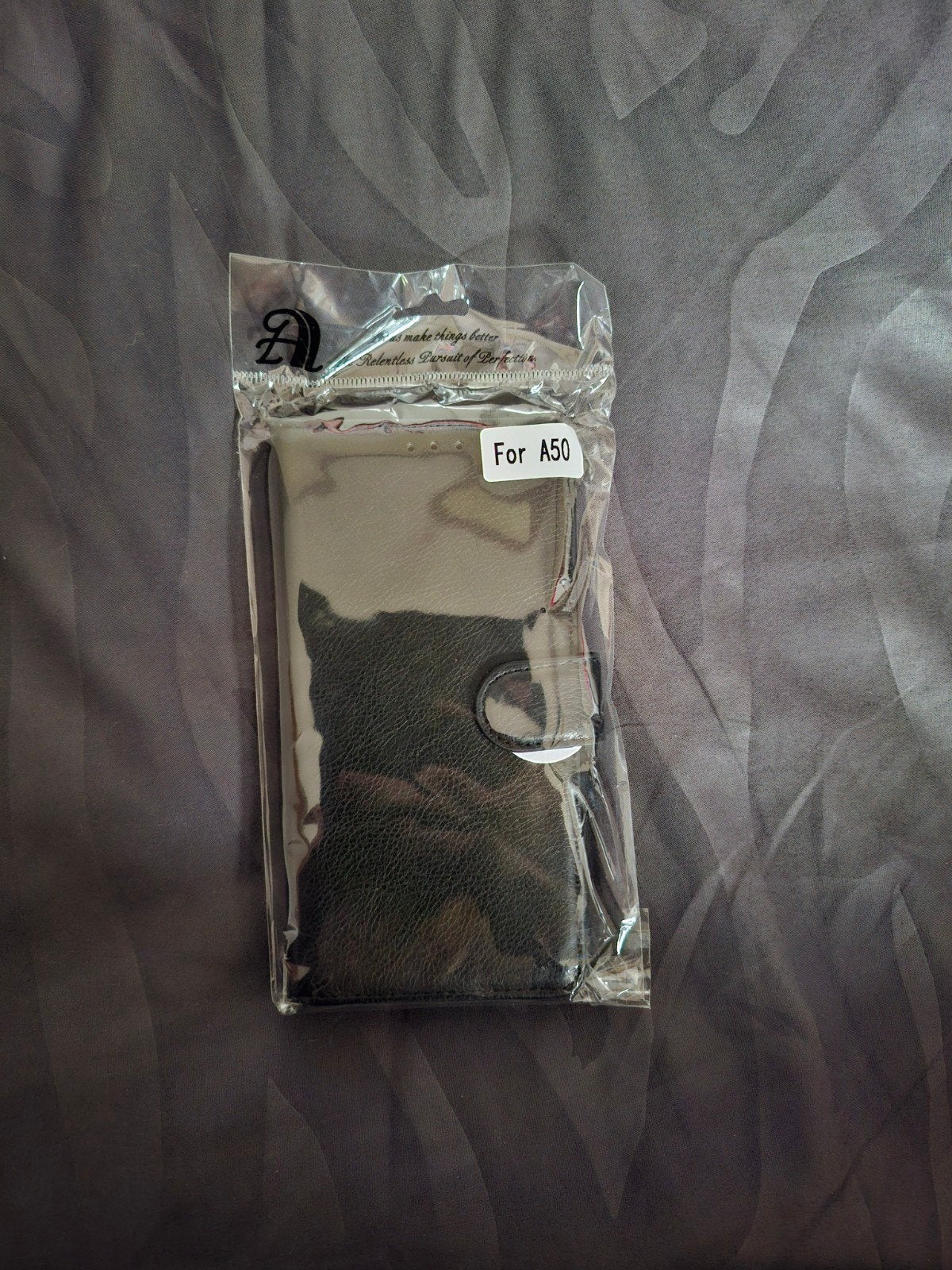 Dicht klap telefoon hoesje zwart A50 nieuw, Ophalen, Nieuw