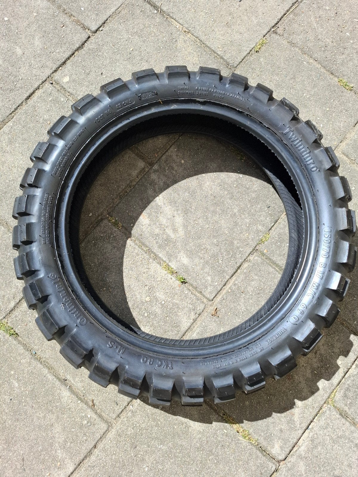 Continental Twinduro TKC 80 band 150/70 B17 M/C 69Q, Ophalen, Gebruikt