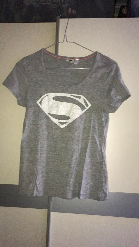 Superman DC Comics grijs t-shirt dames, Kleding | Dames, Ophalen of Verzenden, Korte mouw, Maat 34 (XS) of kleiner, Grijs