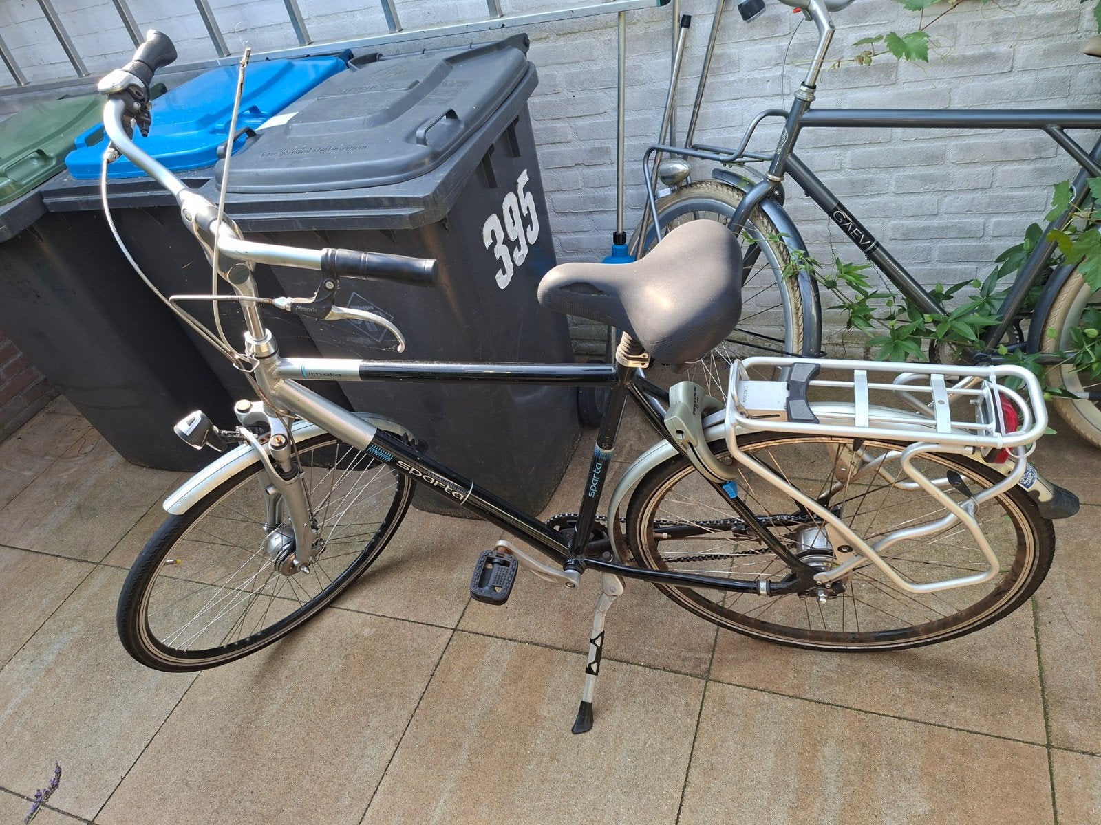 Sparta heren fiets, Ophalen, Sparta, Gebruikt, Velgrem