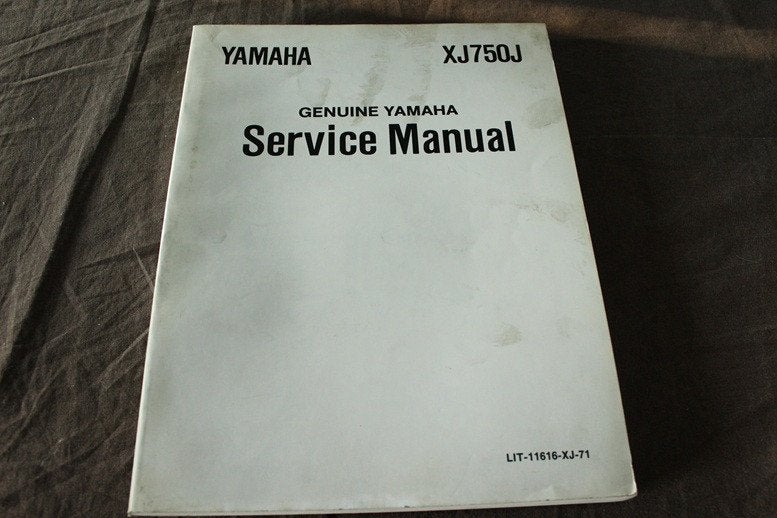 Yamaha XJ650 + XJ750J supplement 1982 service manual, Ophalen of Verzenden, Yamaha