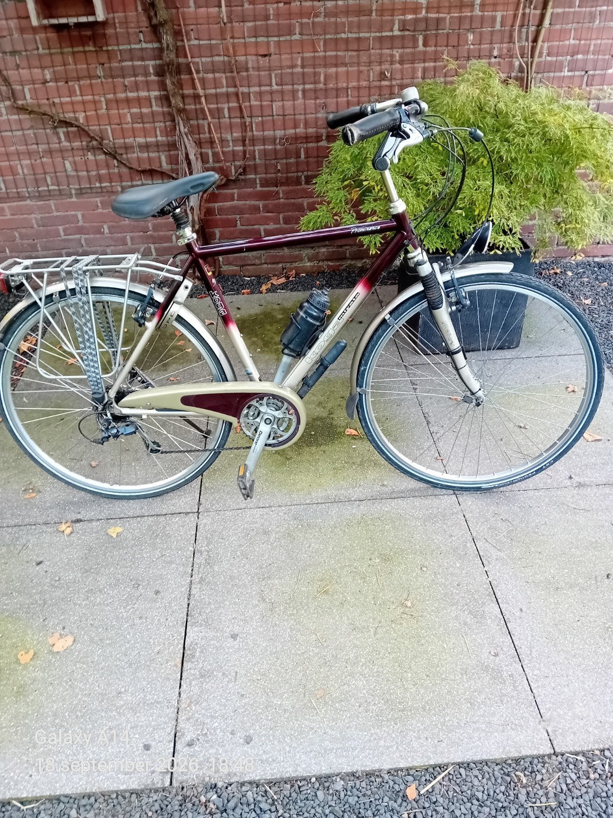prachtige koga herenfiets met 27 versnellingen vering via vo, Ophalen of Verzenden, Meer dan 20 versnellingen, Koga Miyata, Vering