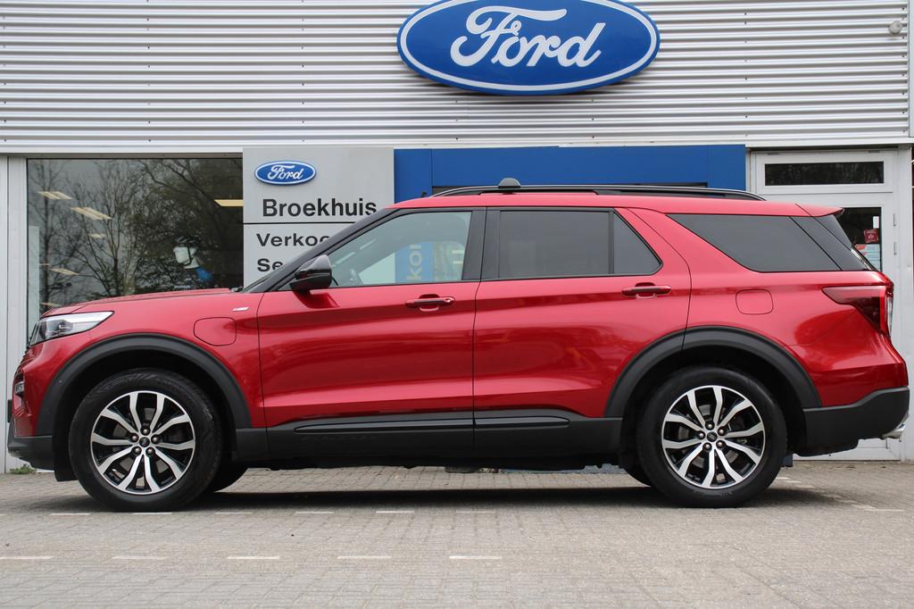 Ford Explorer 3.0 V6 EcoBoost PHEV ST-Line, Auto's, 12 maanden, Leder, Bedrijf, 2956 cc
