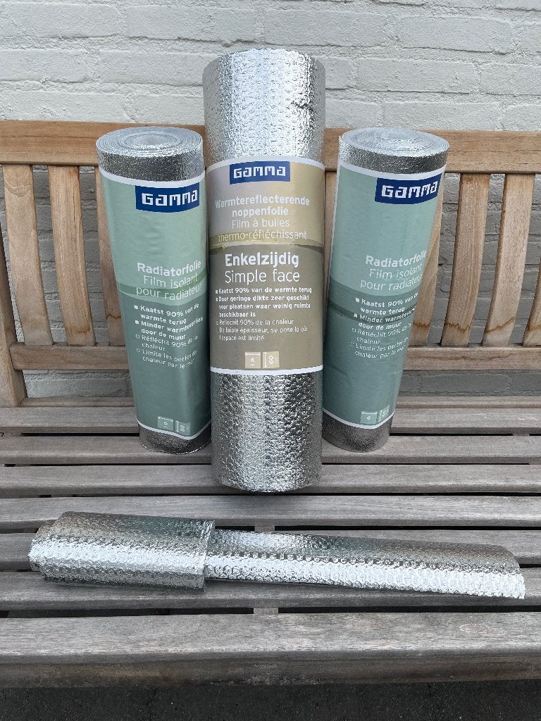 Radiator folie en warmtereflecterende noppenfolie, Overige materialen, Nieuw, 5 tot 10 m², Ophalen