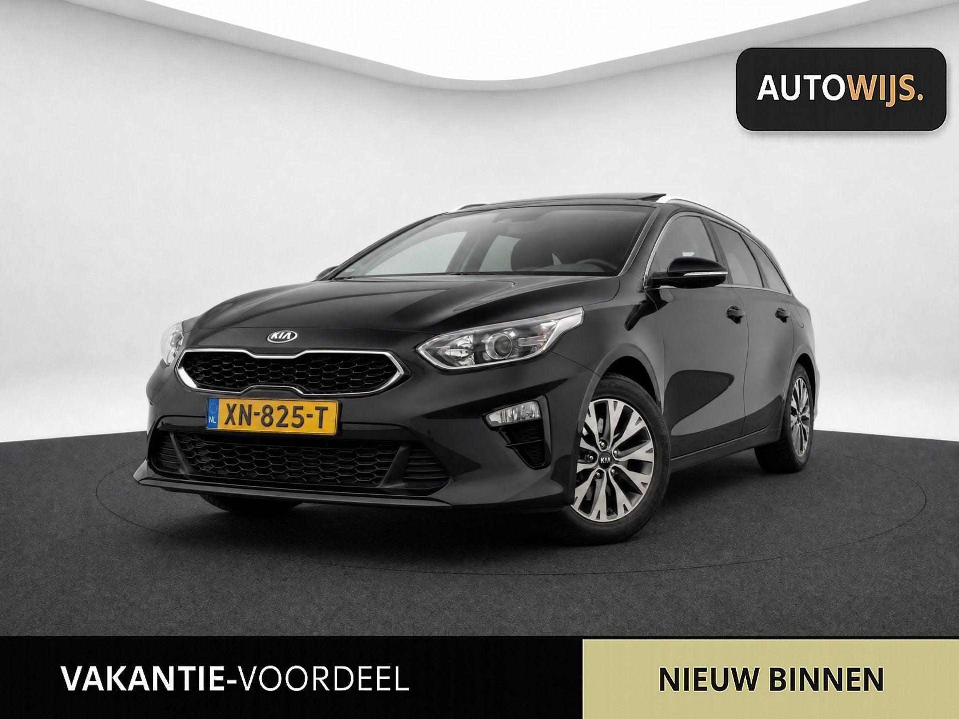 Kia Ceed Sportswagon 1.0 T-GDi DynamicLine|CAMERA|PANO|NL AU, Auto's, Voorwielaandrijving, Stof, Gebruikt, Zwart