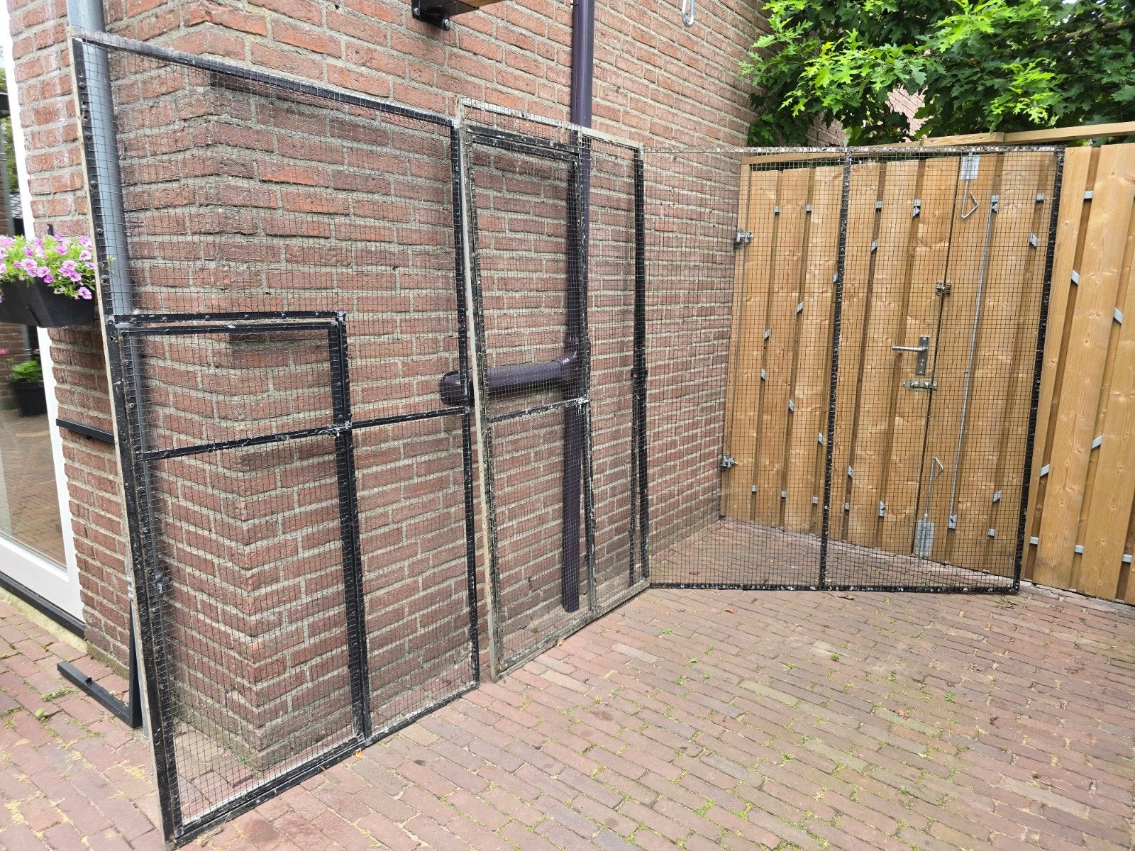 Volièrepanelen Aluminium, Dieren en Toebehoren, Vogels | Hokken en Kooien, Ophalen of Verzenden, Gebruikt, Aluminium, Volière