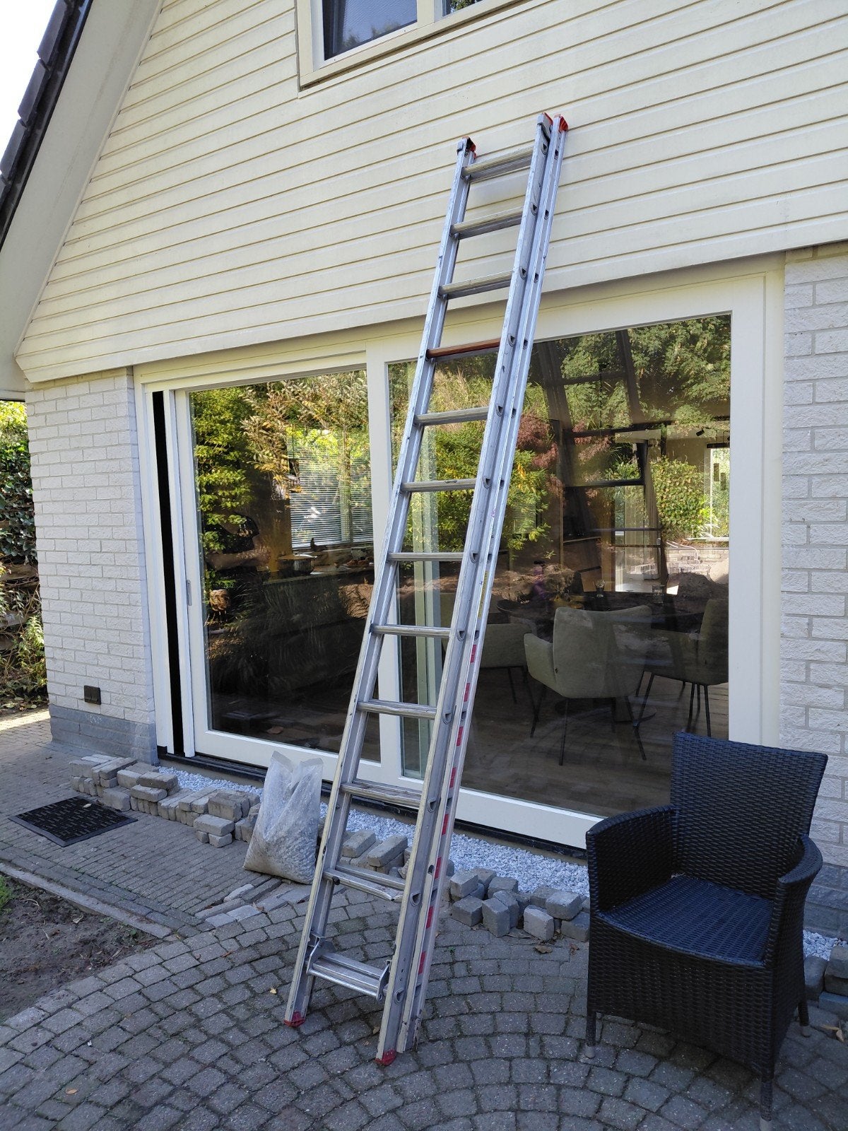 Altrex ladder, Ophalen, Gebruikt, Ladder, Opvouwbaar of Inschuifbaar