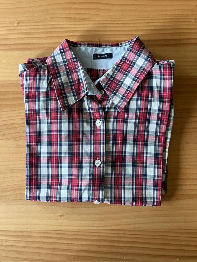 Blouse Purdey ruit, Kleding | Dames, Ophalen of Verzenden, Gedragen, Overige kleuren