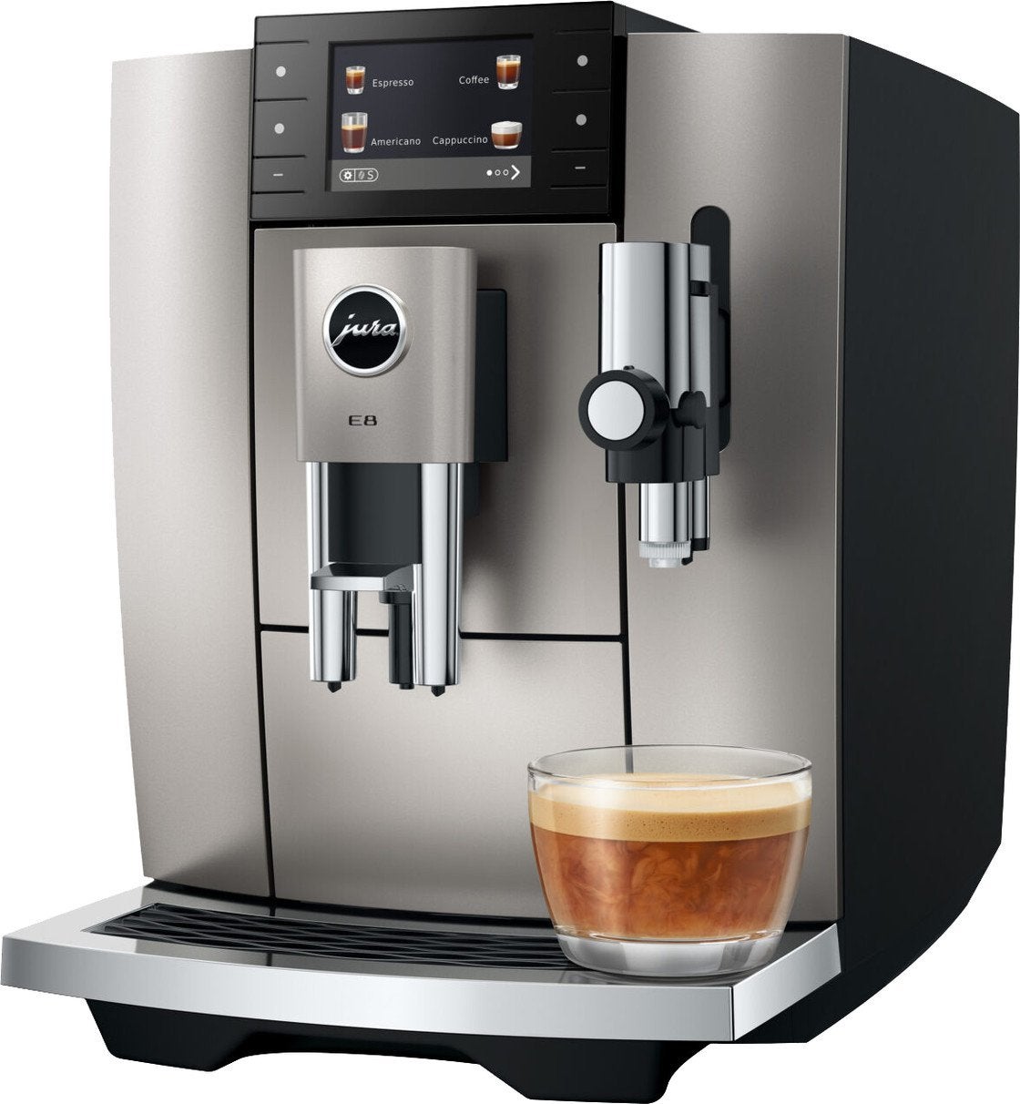 Jura E8 (EB) Espressomachine - midnight silver maart 2026, Witgoed en Apparatuur, Koffiezetapparaten, Ophalen, Afneembaar waterreservoir