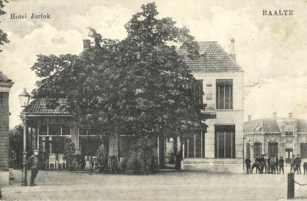 RAALTE, Hotel Jorink (1920) Ansichtkaart, Verzamelen, Ophalen of Verzenden, Voor 1920, Gelopen, Overijssel