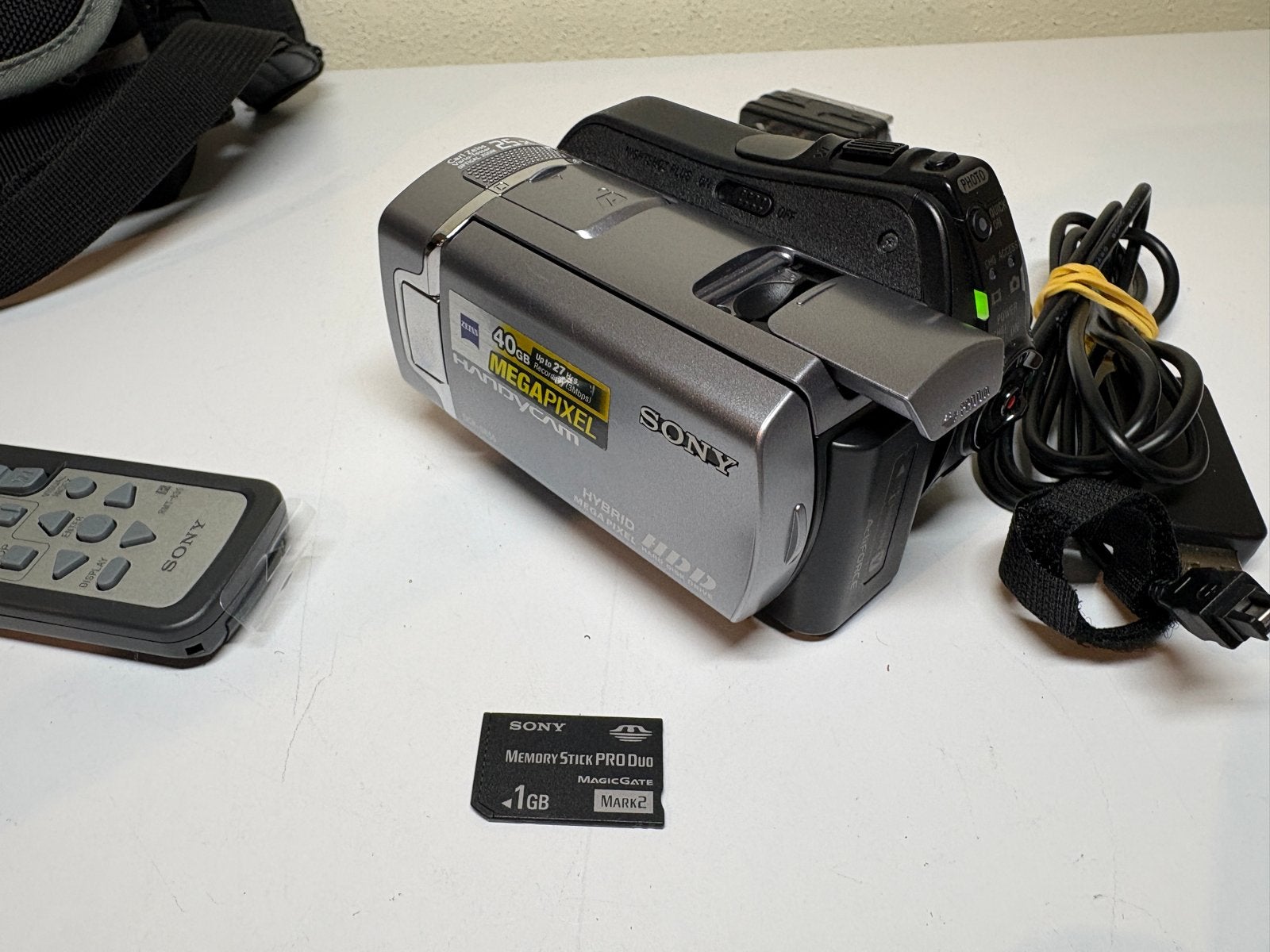 Sony Handycam DCR-SR55E Camcorder met 40GB HDD, Sony, Camera, Gebruikt, Harde schijf