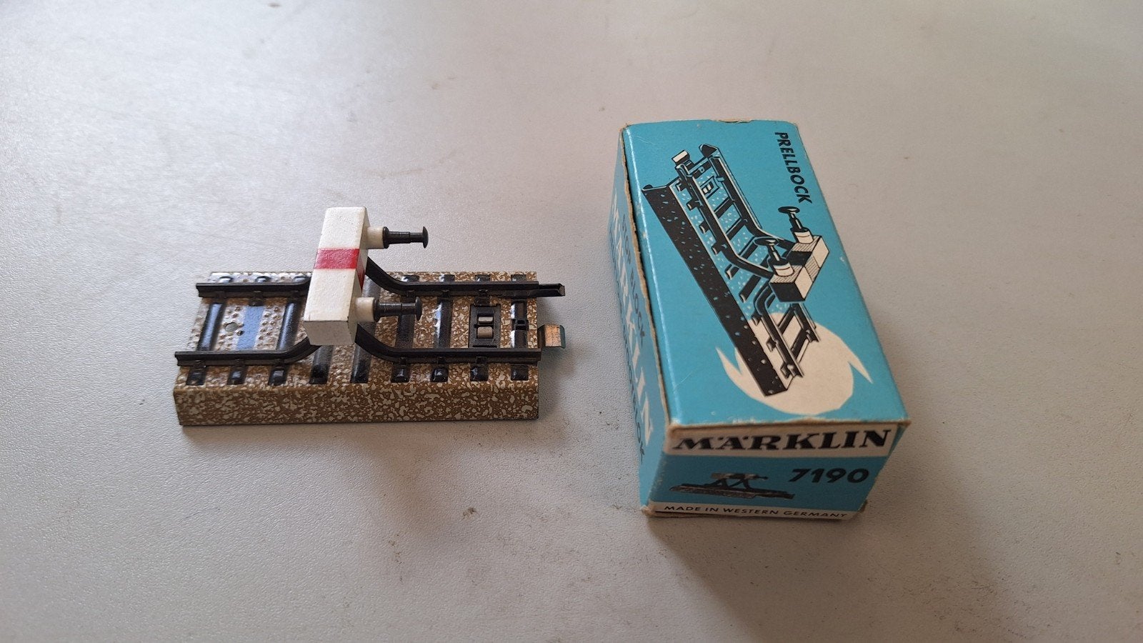 Märklin 7190 Stootblok, Hobby en Vrije tijd, Wisselstroom, Gebruikt, Overige typen, Ophalen of Verzenden