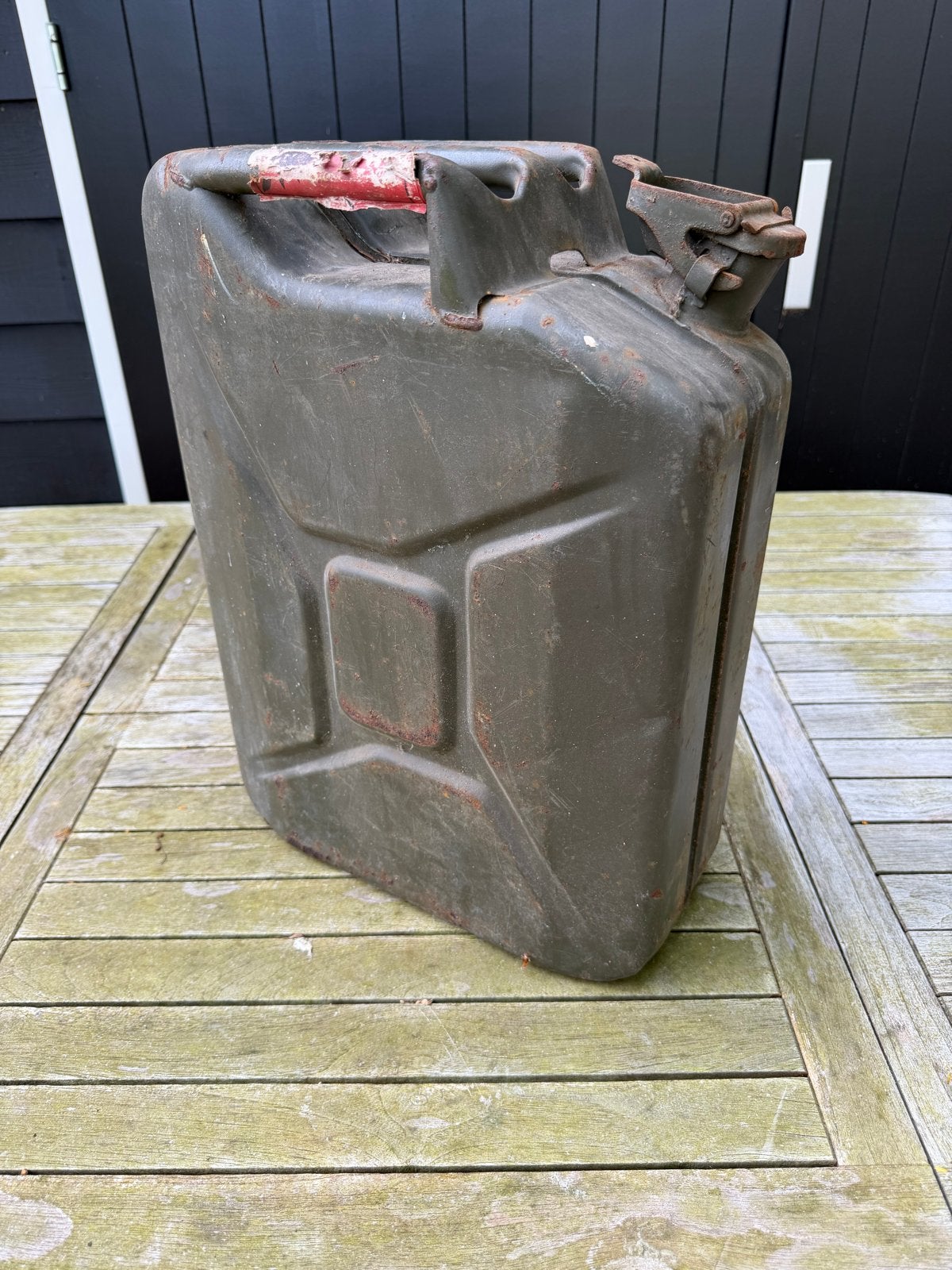 Grote leger jerrycan, benzine, 80, Ophalen of Verzenden