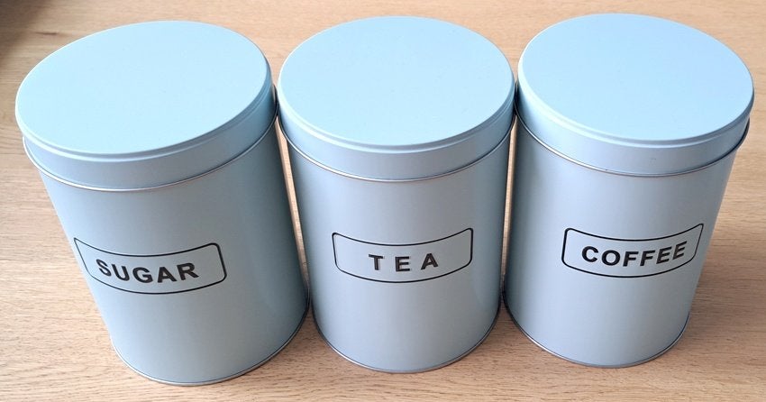 opbergblikken koffie thee ..., Verzamelen, Ophalen, Nieuw, Overige