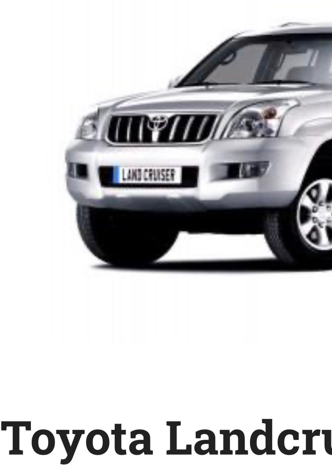 Landcruiser voorbumper J12 2002-2010, Ophalen