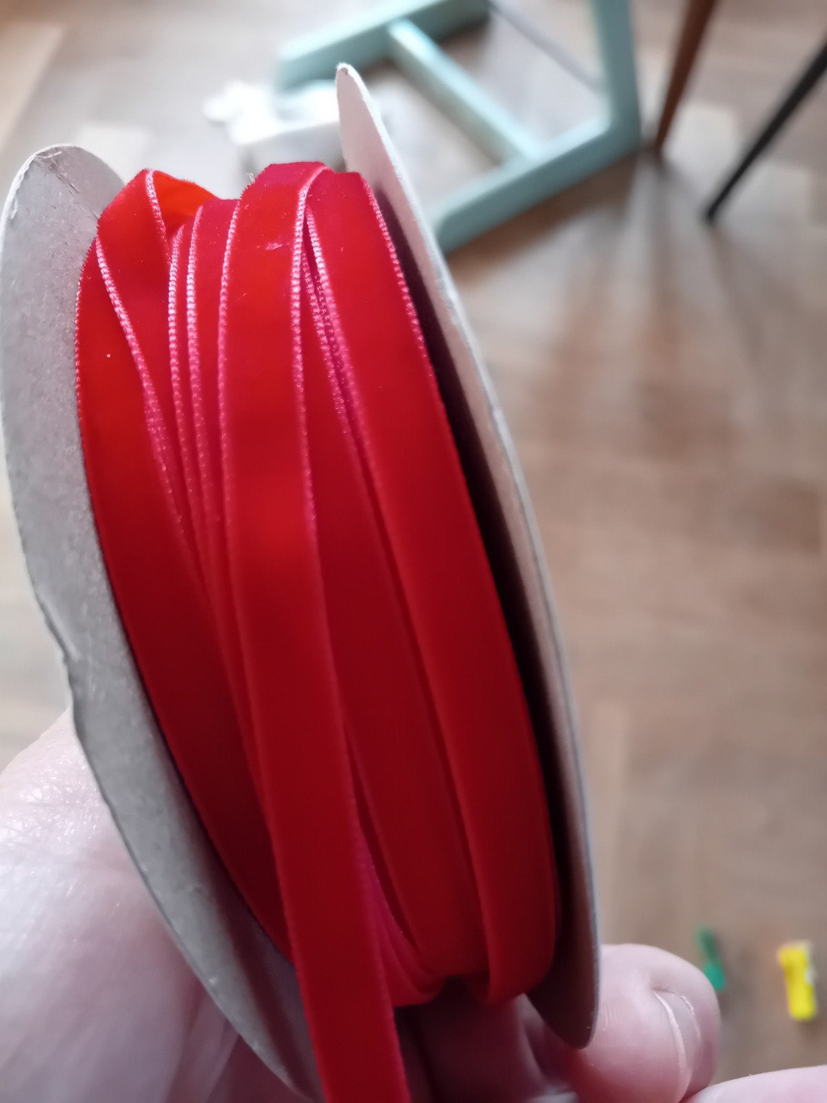 5 meter velvet satijnlint, Ophalen of Verzenden, Nieuw