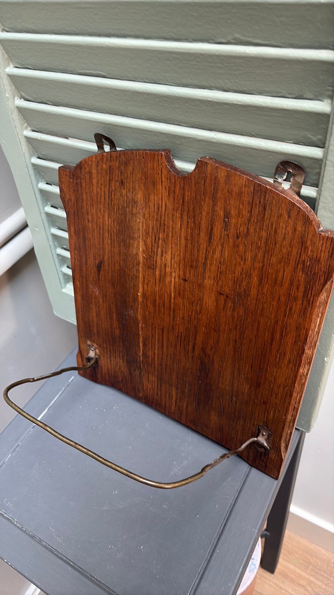 HOUTEN KRANTEN/TIJDSCHRIFTENHOUDER VINTAGE, Ophalen of Verzenden