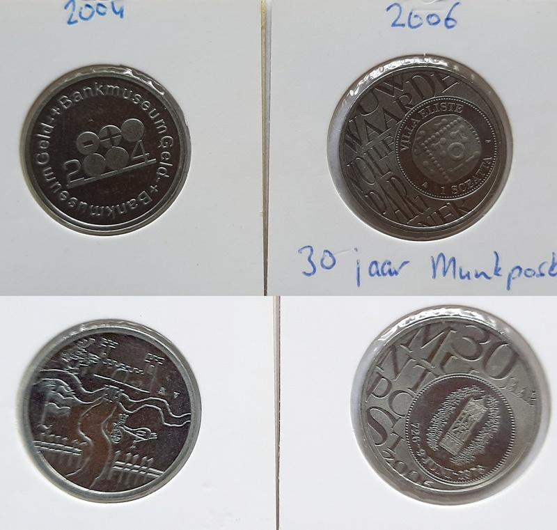 10 Bezoekerspenningen  Rijksmunt 2001-2006, Verzenden, Overige materialen, Nederland