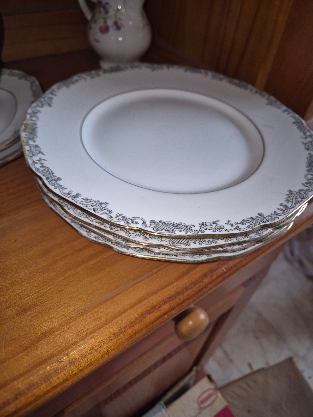 Hutschenreuther Hohenberg borden en Suiker melk en schalen, Ophalen of Verzenden