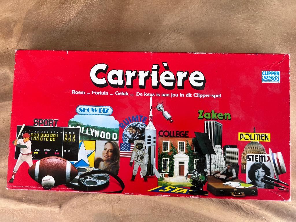 Carriere, Hobby en Vrije tijd, Gezelschapsspellen | Bordspellen, Drie of vier spelers, Ophalen of Verzenden, Gebruikt, Parker.