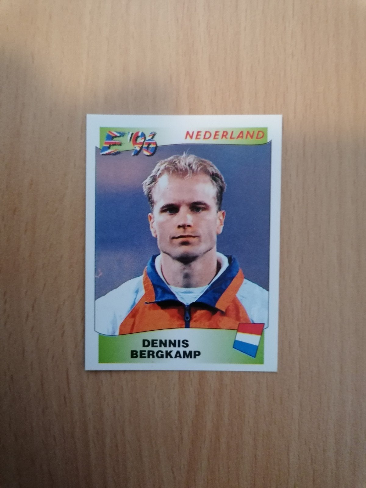 Panini Euro 96 #89 Bergkamp., Ophalen of Verzenden, Zo goed als nieuw, Sticker
