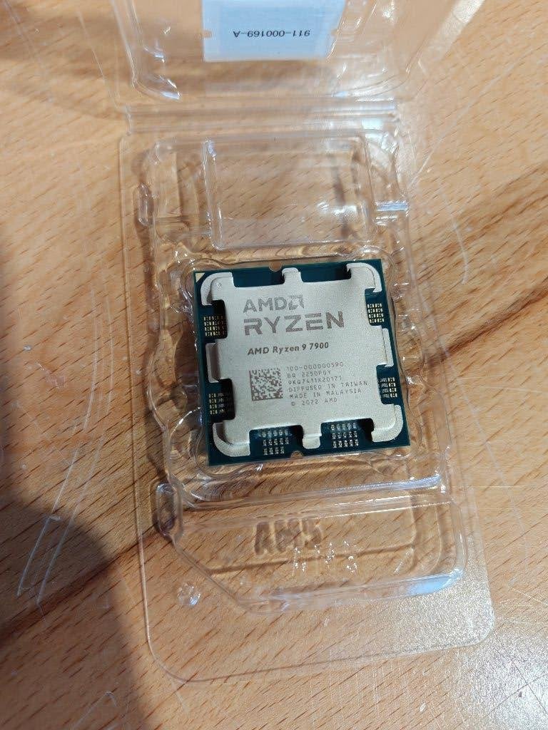 AMD Ryzen 9 7900, AM5, Ophalen of Verzenden, Zo goed als nieuw, AMD Ryzen 9
