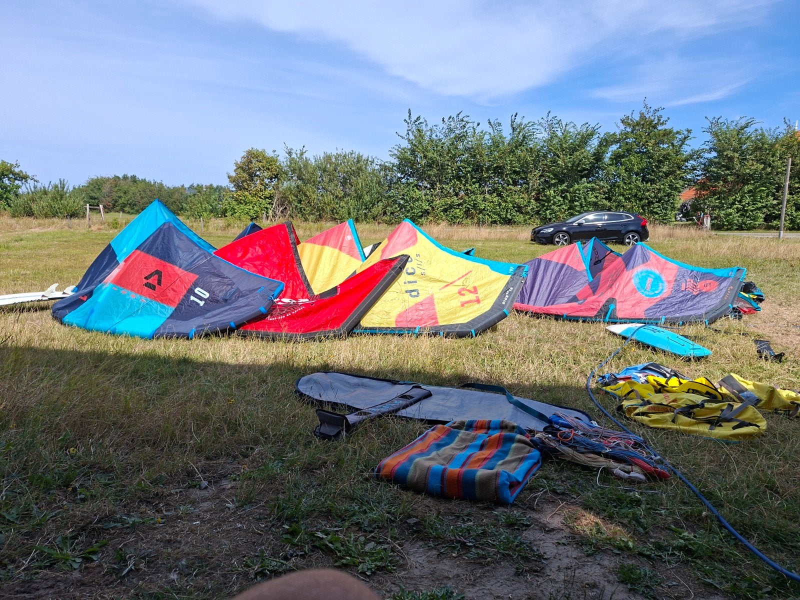 2022 dice sls 12m 2023 dice sls 9m, Watersport en Boten, Kitesurfen, Geen board, Ophalen of Verzenden, Zo goed als nieuw, 12 m²