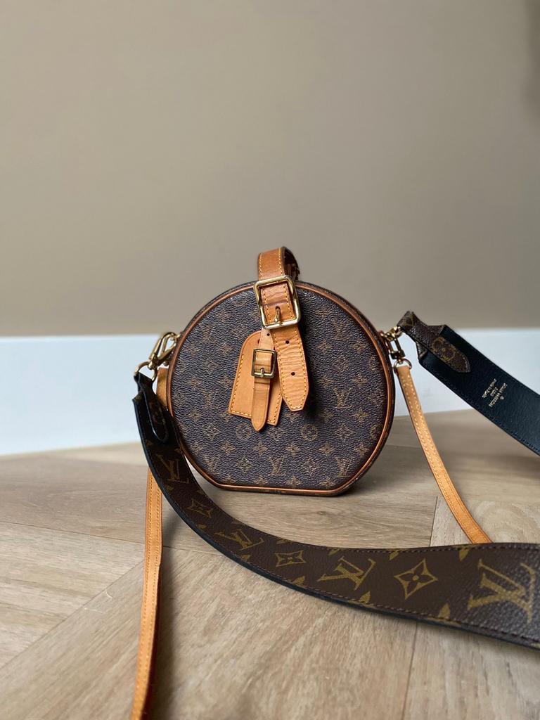 Louis Vuitton Boîte Chapeau tas, Sieraden, Tassen en Uiterlijk, Tassen | Damestassen, Zo goed als nieuw, Schoudertasje, Bruin