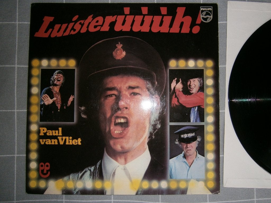 Paul van Vliet – Luisterùùùh! 1975. Nederlandstalig Komedie, Ophalen, LP, Complilatie, Cabaret of Kleinkunst