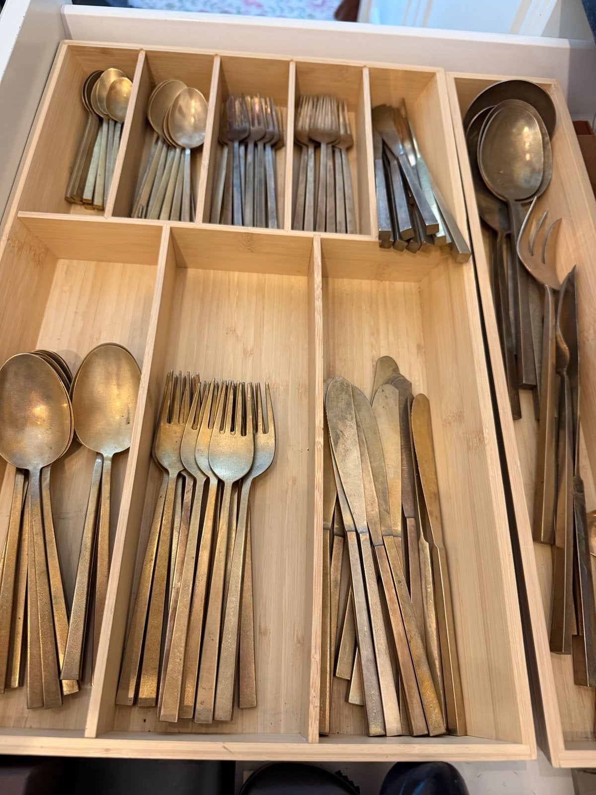 Vintage Messing Bestekset - Compleet en Stijlvol, Ophalen of Verzenden