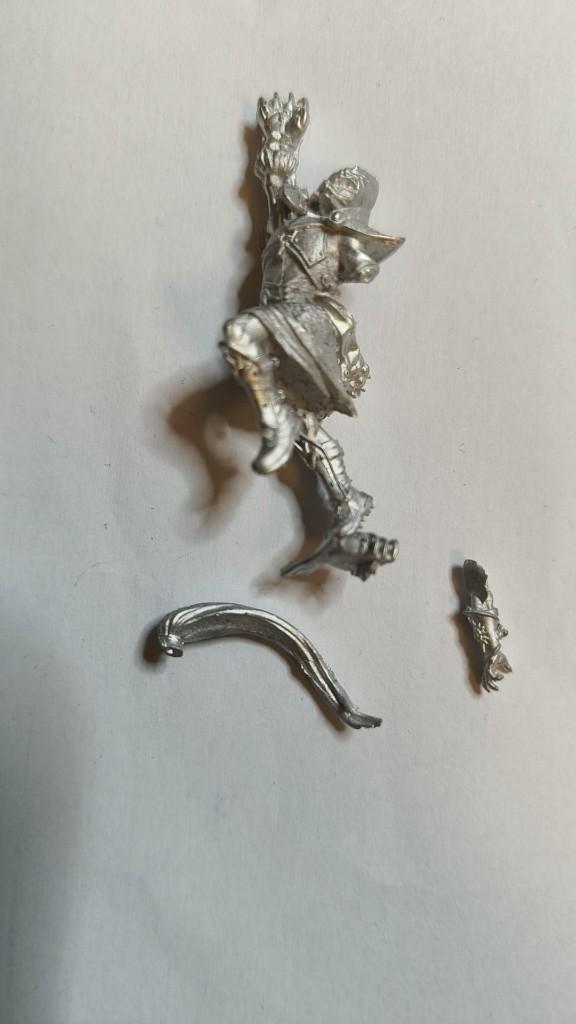 bloodbowl white lion metal  high elfs, Ophalen of Verzenden, Zo goed als nieuw, 1:35 tot 1:50, Figuur of Figuren