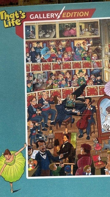 That's life puzzel Gallery Edition Edgar Degas, Ophalen of Verzenden, 500 t/m 1500 stukjes, Zo goed als nieuw, Legpuzzel